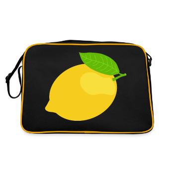 Lemon - Retro Bag - black/gold - Back