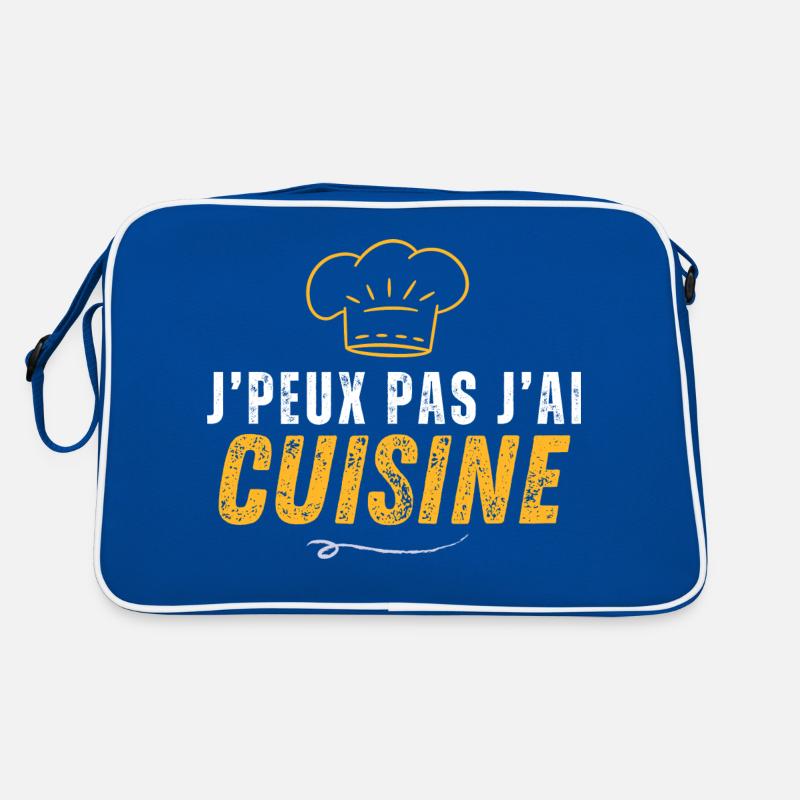 Quotes - I Can't I Have Cooking Retro Bag