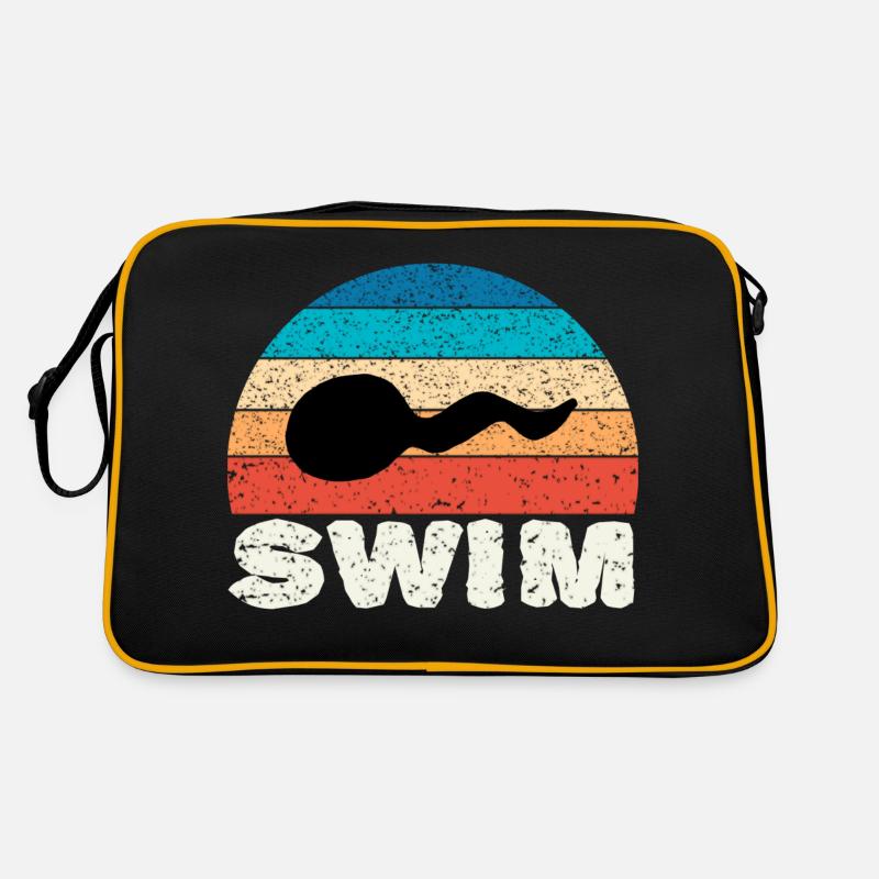 Vintage retro sunset - float Retro Bag