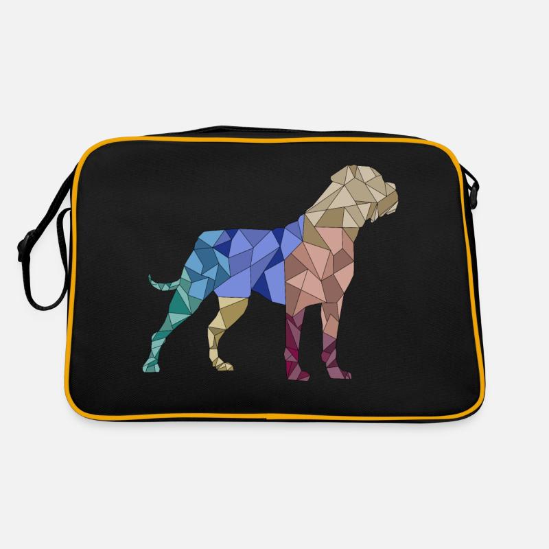 CANE CORSO geometrisch Retro Tasche