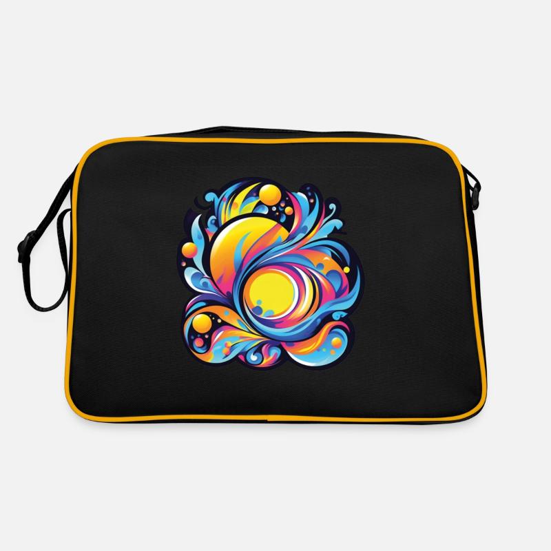 Rainbow Swirl : une explosion d’énergie créatrice Sac Retro