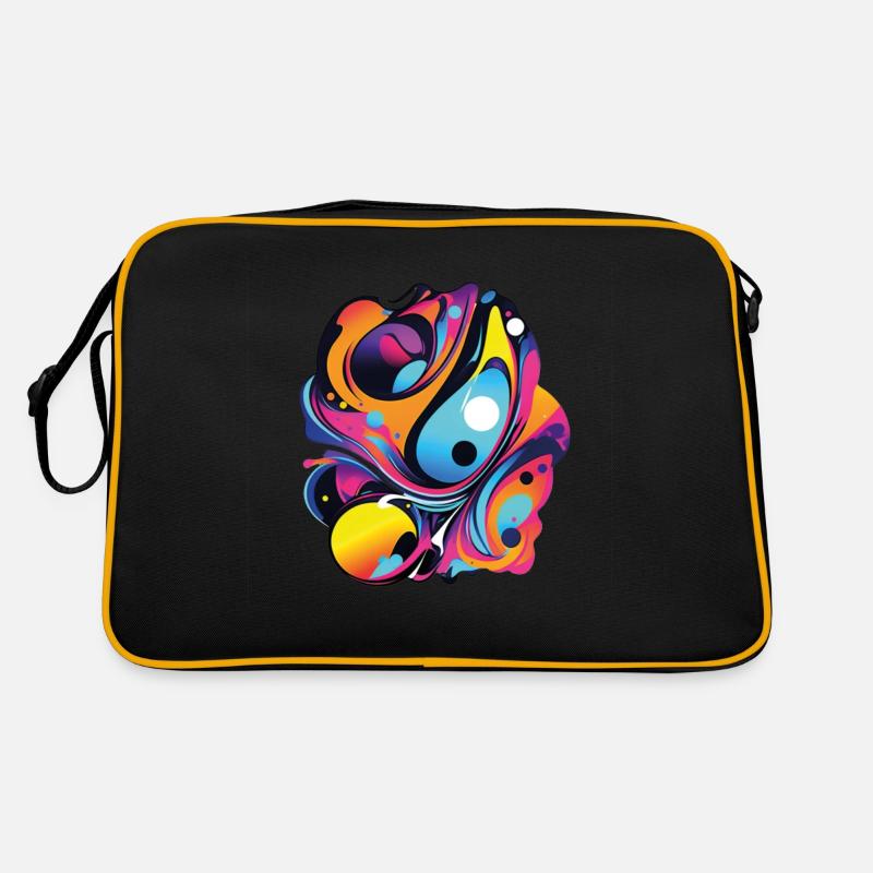 L’art de la conscience : l’explosion de la créativité - Sac Retro - noir/or