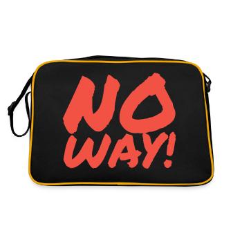 Pas question! - Sac Retro - noir/or - Dos