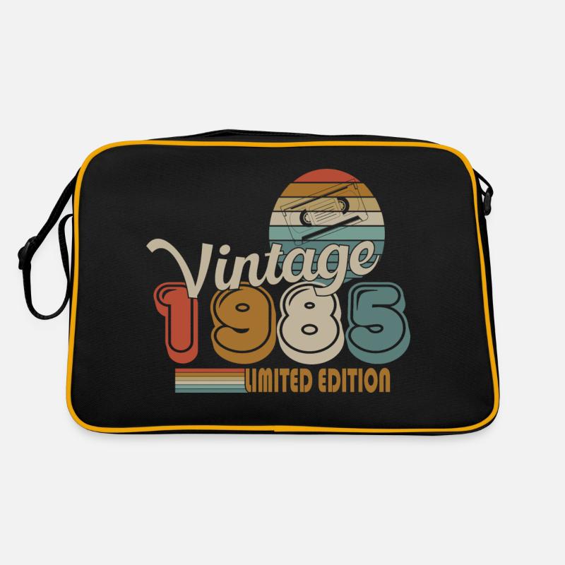 1985 - Sac Retro - noir/or