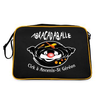 Abracadaballe sur ton sac - Sac Retro - noir/or - Dos