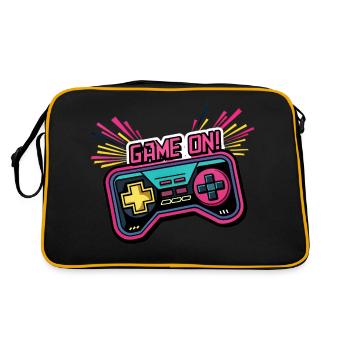 GAME ON. GAME CONTROLLER. GAME PAD - Retro Bag - black/gold - Back
