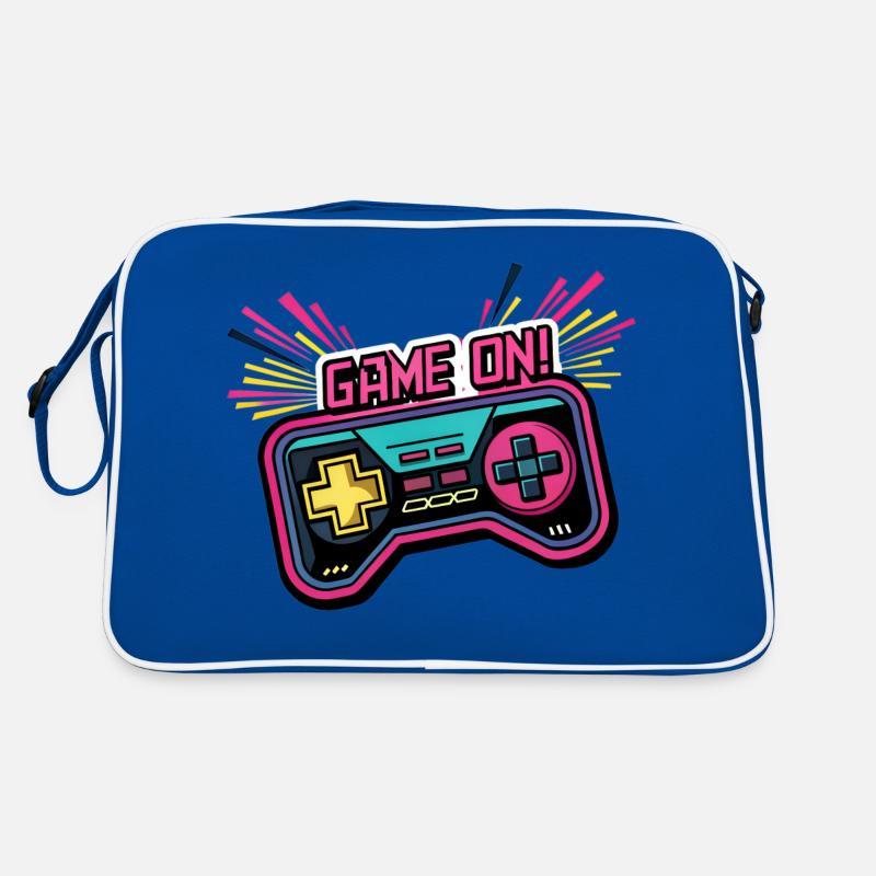 GAME ON. GAME CONTROLLER. GAME PAD Retro Bag