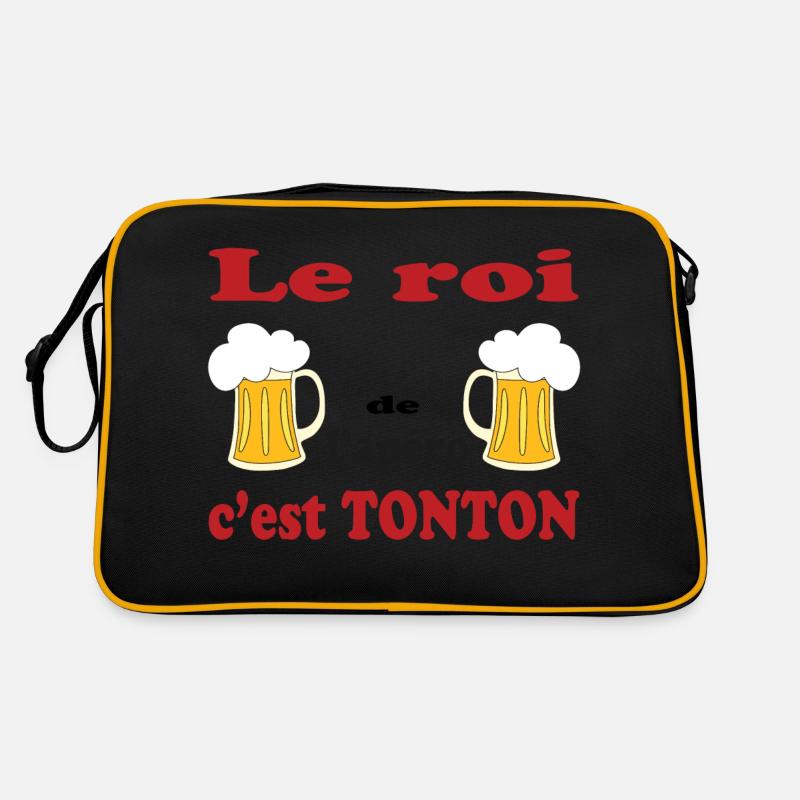 Le roi de l'apéro c'est TONTON Sac Retro