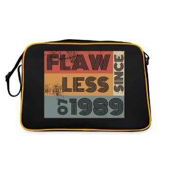 35ème anniversaire sans faille depuis 07/1989 - Sac Retro - noir/or - Dos