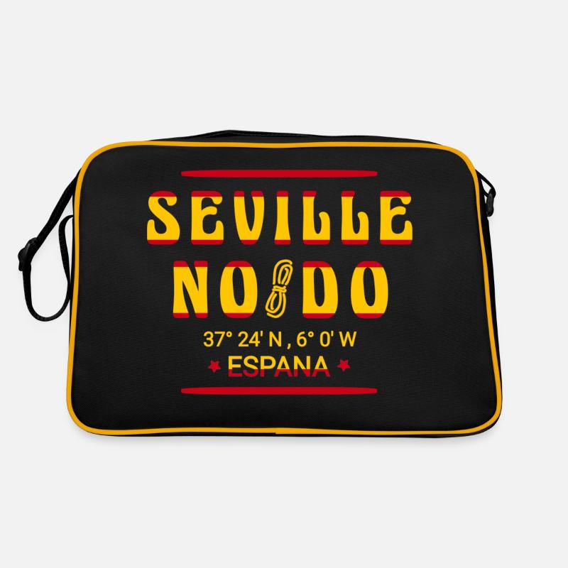 Séville se coordonne avec le drapeau de l’Espagne Sac Retro