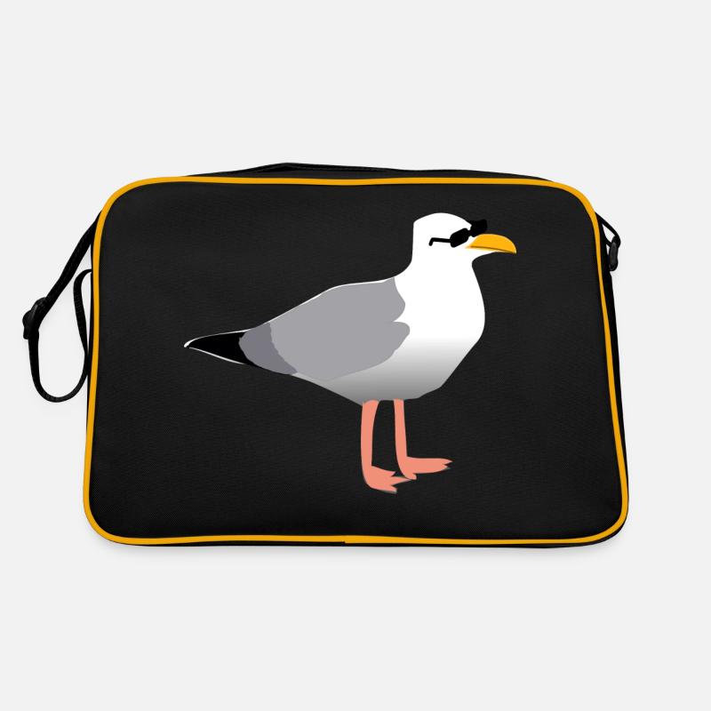 Coole Möwe Retro Tasche