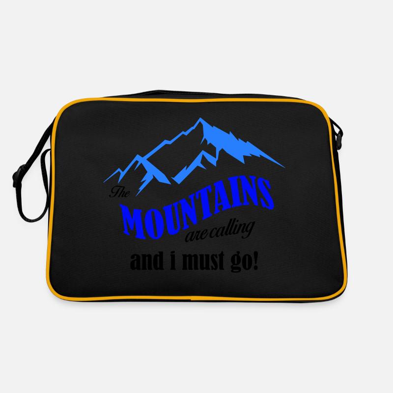mountains are calling copy Retro Bag
