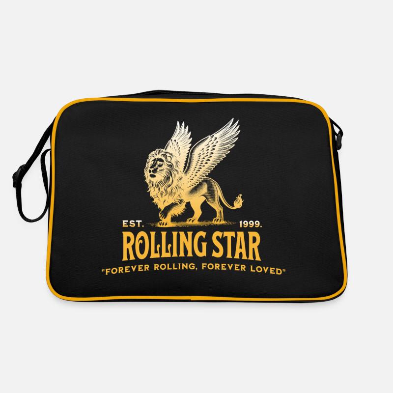 Rolling Star - Perfect Gift for Leo Retro Bag
