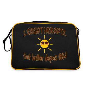 L'ergothérapie fait briller - Sac Retro - noir/or - Dos