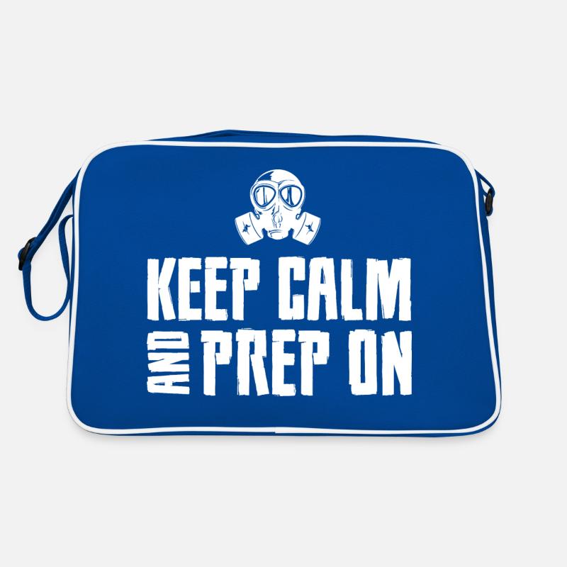 Keep calm and Prep on Prepper Retro Tasche