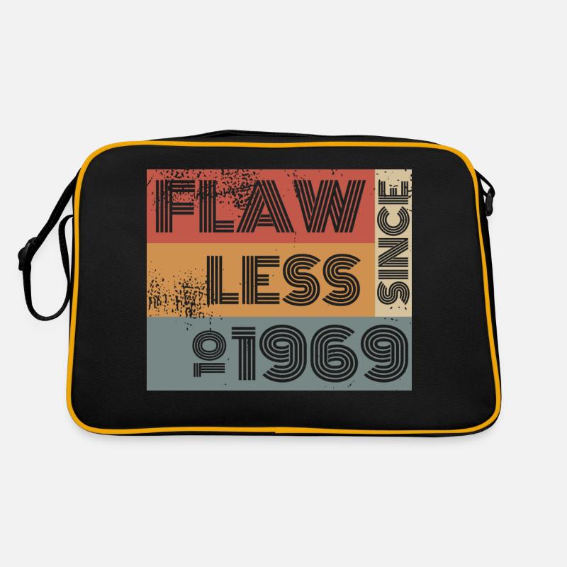 55. Birthday Flawless since 10/1969 Retro Bag