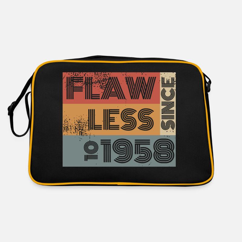 66. Birthday Flawless since 10/1958 Retro Bag