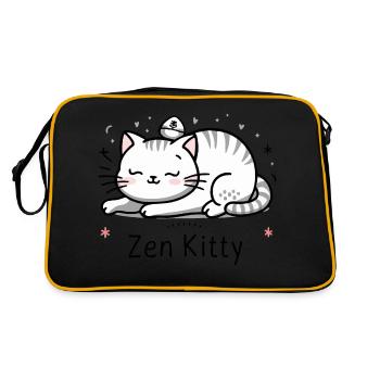 Minou zen - Sac Retro - noir/or - Dos