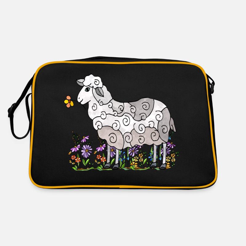 Schaf Retro Tasche