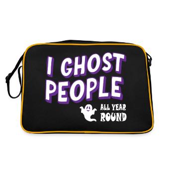 I Ghost People All Year Round - Retro Bag - black/gold - Back