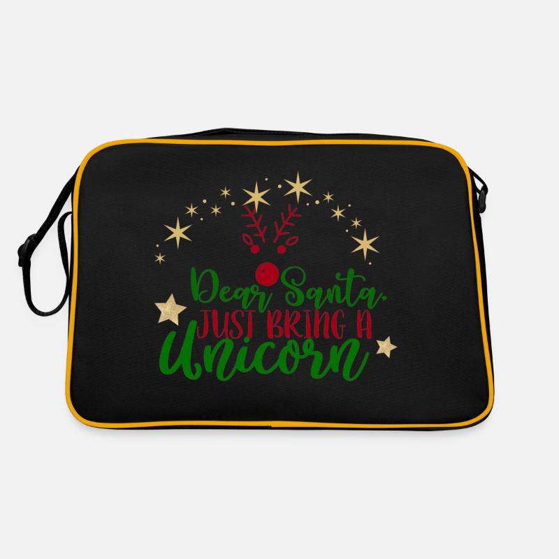 Lieber Weihnachtsmann, Retro Tasche