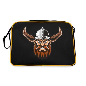 Vikings 1 - Retro Bag - black/gold - Back
