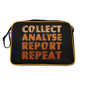 Collecter le rapport d’analyse Répéter la science du sol - Sac Retro - noir/or - Dos