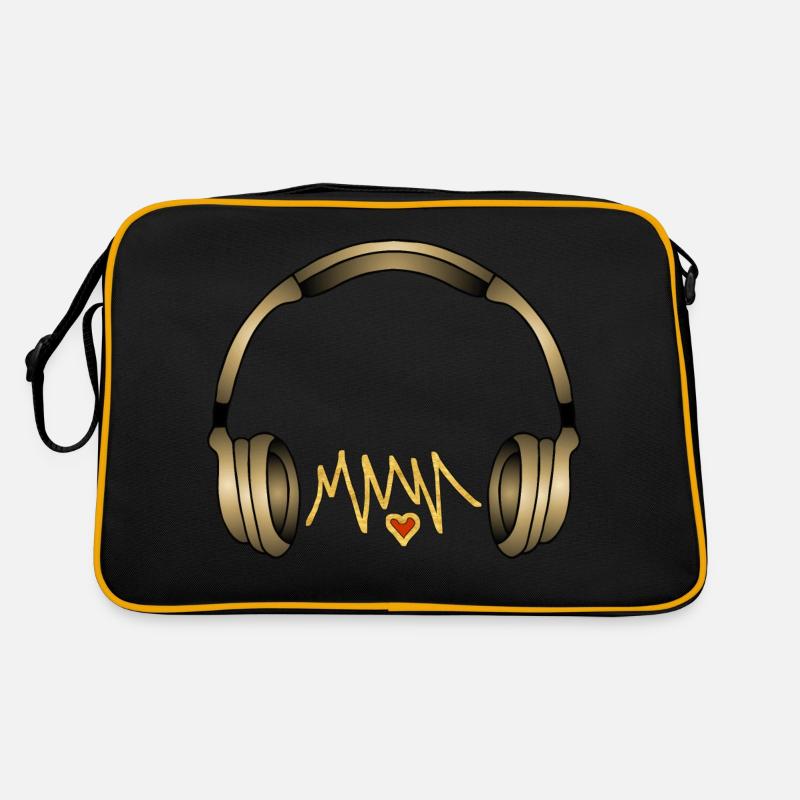 Kopfhörer Retro Tasche