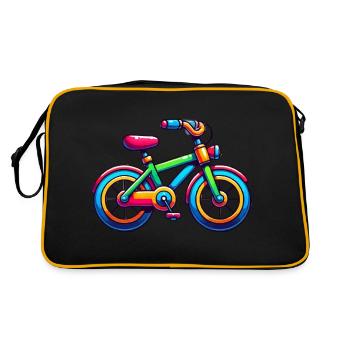 Bicycle - Retro Bag - black/gold - Back