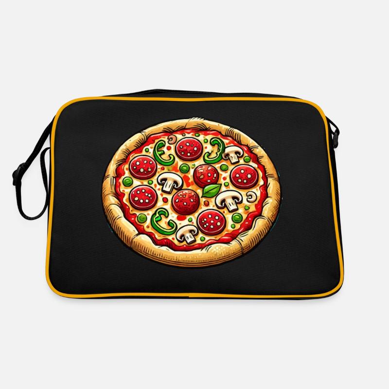 pizza Retro Tasche