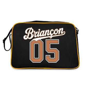 Briançon 05 - Sac Retro - noir/or - Dos