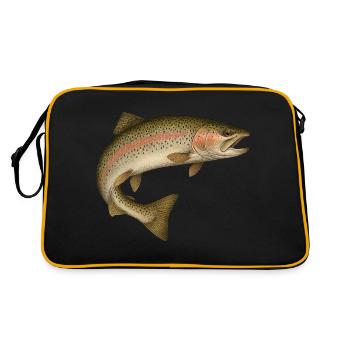 Pêche au poisson - Sac Retro - noir/or - Dos
