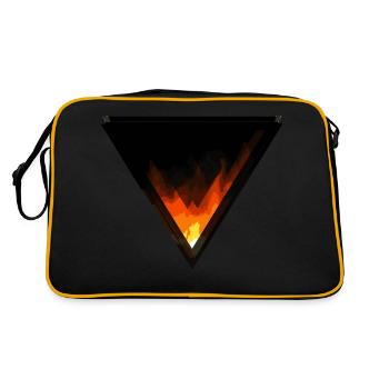 Galactic Fleet Emblem Futuristic Space Battle - Retro Bag - black/gold - Back