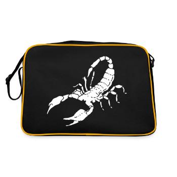 Scorpio - Retro Bag - black/gold - Back