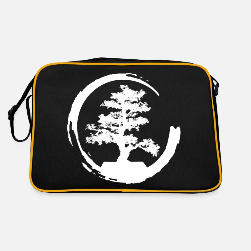 bonsai - Retro Bag - black/gold