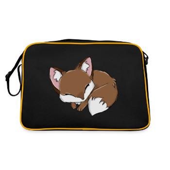 Fox - Retro Bag - black/gold - Back