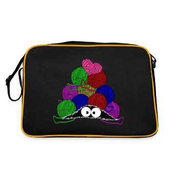 Knit - Retro Bag - black/gold - Back