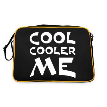 Cool Cooler Me - Retro Tasche - Schwarz/Gold - Hinten