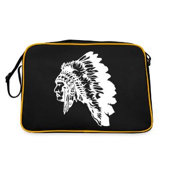 Indians - Retro Bag - black/gold - Back