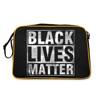 Black Lives Matter, Black Lives Matter - Retro Bag - black/gold - Back