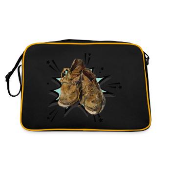 Vinzenz Van Gogh Chaussures Peinture Pop art - Sac Retro - noir/or - Dos