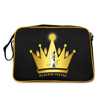 PLAISIR INFINI Couronne Astral Solaire - Sac Retro - noir/or - Dos