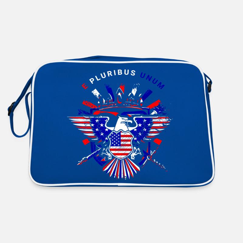 Un beau design d’aigle américain Sac Retro