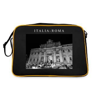 LUXURY - ITALIA - Retro Bag - black/gold - Back