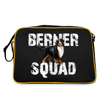 Bouvier bernois - Sac Retro - noir/or - Dos