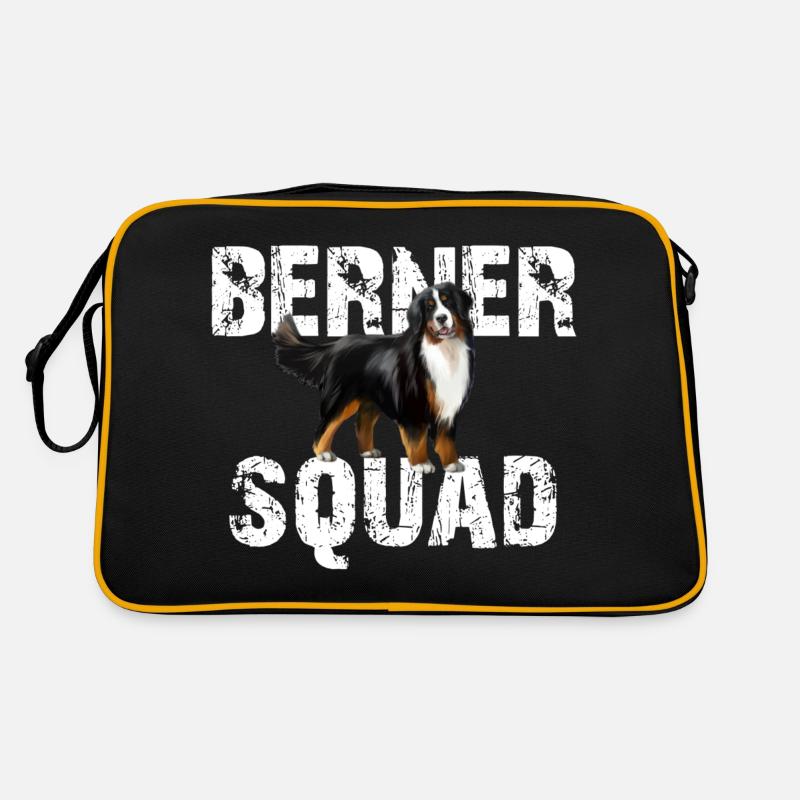 Berner Sennenhund Retro Tasche