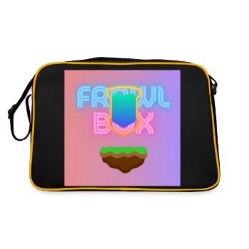 FrawlBox - Retro Bag - black/gold - Back