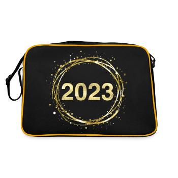 2023 - Sac Retro - noir/or - Dos