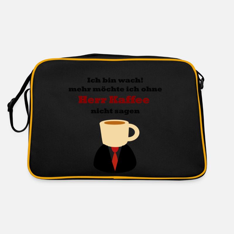 Herr Kaffee Retro Tasche