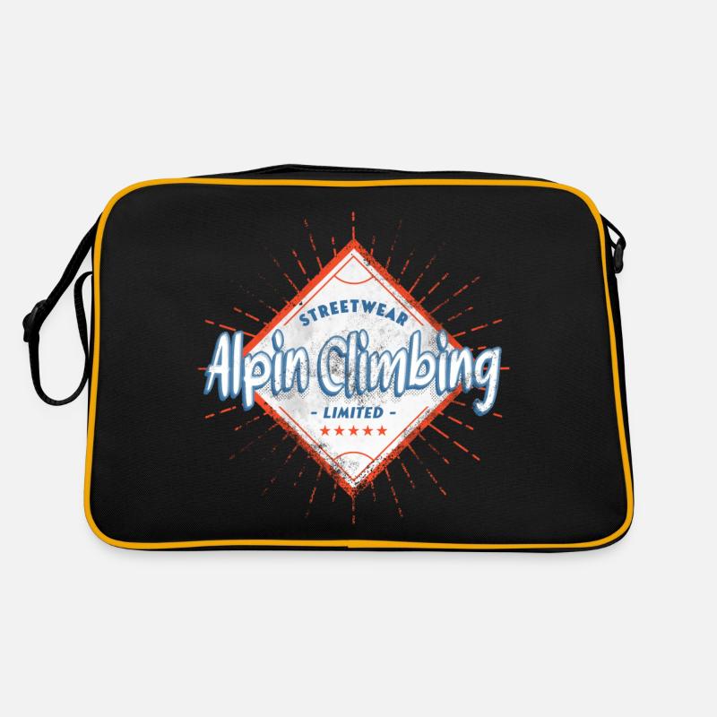 Alpine climbing Climbing Climbing Mountains Nature Retro Bag